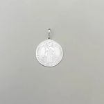 PINGENTE MEDALHA SÃO BENTO PRATA 925