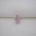 PINGENTE GOTA ZIRCÔNIA ROSA CLARO PRATA 925