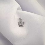 PINGENTE FLOR DE LÓTUS INDIANO PRATA 925