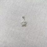 PINGENTE FLOR DE LÓTUS PRATA 925