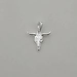 PINGENTE CARA DE BOI PEQUENO PRATA 925