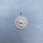 PINGENTE REDONDO ESPÍRITO SANTO PRATA 925