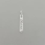 PINGENTE PLACA OHANA PRATA 925