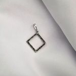 PINGENTE ENVELHECIDO MARCASSITA PRATA 925