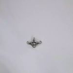 PINGENTE BÚFALO INDIANO ZIRCÔNIA AZUL PRATA 925