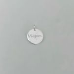 PINGENTE SIGNO VIRGEM CONSTELAÇÃO NO VERSO PRATA 925