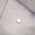 PINGENTE QUADRADO LISO PRATA 925