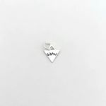 PINGENTE TRIÂNGULO PRATA 925