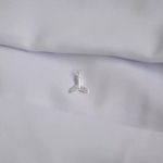 PINGENTE RABO DE BALEIA ZIRCÔNIA CRISTAL PRATA 925