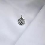PINGENTE MANDALA INDIANO PRATA 925