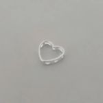 PINGENTE CORAÇÃO PRATA 925