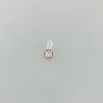 PINGENTE ZIRCÔNIA LARANJA PRATA 925