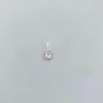 PINGENTE ZIRCÔNIA LILÁS PRATA 925