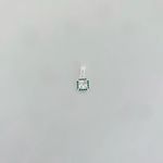 PINGENTE ZIRCÔNIA VERDE ESCURO PRATA 925