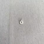 PINGENTE LETRA O PRATA 925 