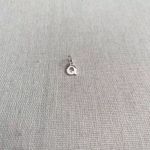 PINGENTE LETRA Q PRATA 925