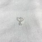 PINGENTE CORAÇÃO NOSSA SENHORA PRATA 925