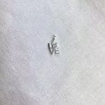 PINGENTE LOVE ZIRCÔNIA CRISTAL PRATA 925