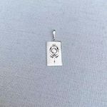 PINGENTE OLHO E SOL PRATA 925