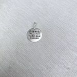 PINGENTE MEDALHA VOCÊ PODE SER TUDO QUE QUISER PRATA 925