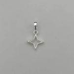 PINGENTE ESTRELA VAZADA PRATA 925