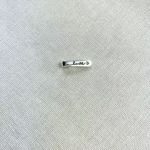 PINGENTE PLACA ESCRITO LOVE PRATA 925