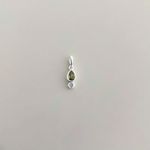 PINGENTE ZIRCÔNIA AMARELO E CRISTAL PRATA 925