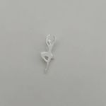 PINGENTE BAILARINA LISO PRATA 925