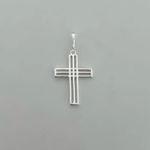 PINGENTE CRUZ PRATA 925