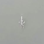 PINGENTE MENINA LISO PRATA 925