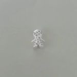 PINGENTE MENINO ZIRCÔNIA CRISTAL PRATA 925