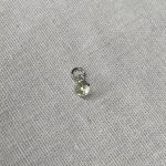 PINGENTE REDONDO AMARELO CLARO PRATA 925