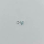 PINGENTE QUADRADO ZIRCÔNIA VERDE ÁGUA PRATA 925