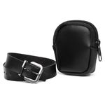 Bota Coturno Cano Longo Alto c/ Bags Removíveis de Blogueiras Preto