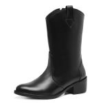 Bota Western Feminina Country Texana Lisa Preto
