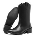 Bota Western Feminina Country Texana Lisa Preto