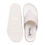 Sandália Papete Chinelo Dedo Birken Feminino Off White