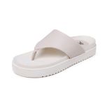 Sandália Papete Chinelo Dedo Birken Feminino Off White