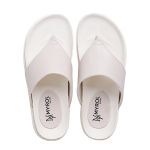 Sandália Papete Chinelo Dedo Birken Feminino Off White