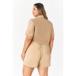 Blusa MySize com Rebite Gola Feminino - Flash