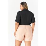 Short MySize com Detalhe Botão Feminino - Flash