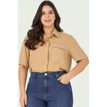 Blusa com Detalhe Bolso - Garden | MySize 