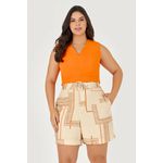 Cropped com Recortes - Garden | MySize