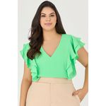 Blusa com Babados - Garden | MySize