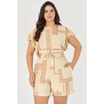 Short Clochard com Estampado - Garden | MySize
