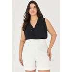 Short Alfaiataria com Pesponto Cós - Garden | MySize 