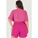 Short Alfaiataria com Pesponto Cós - Garden | MySize
