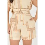 Short Clochard com Estampado - Garden | MySize