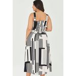 Vestido Midi Estampado - Garden | MySize