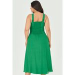 Vestido Midi com Detalhe Argola - Garden | MySize 